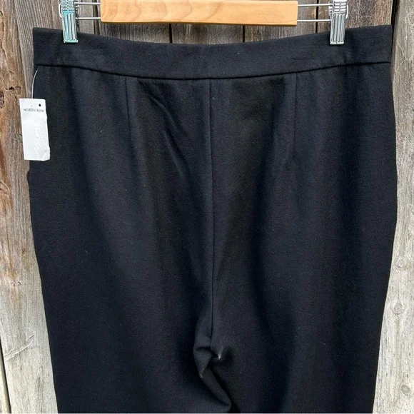 NWT Eileen Fisher Boiled Wool Jersey Carrot Pant Black M - Picture 13 of 16